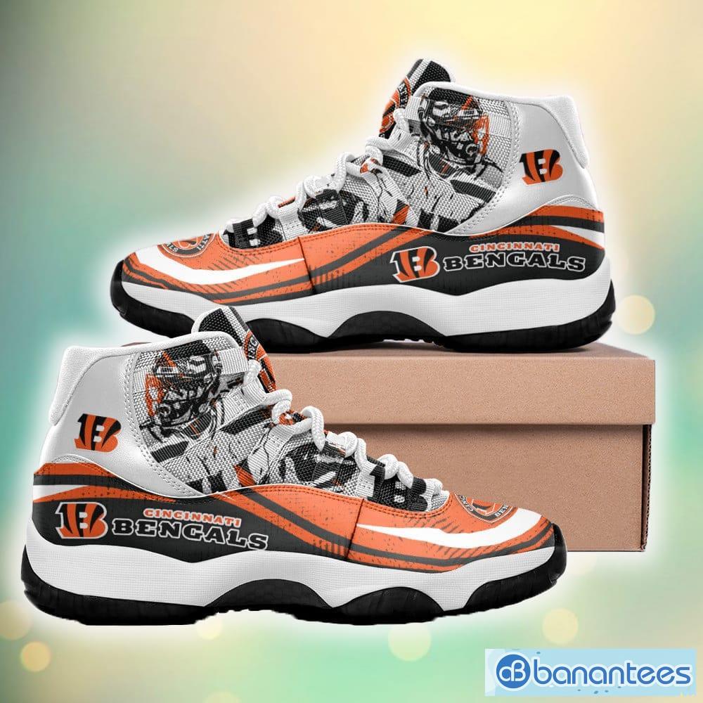 Cincinnati Bengals Air Jordan 13 Sneakers, Bengals Gift for Fans