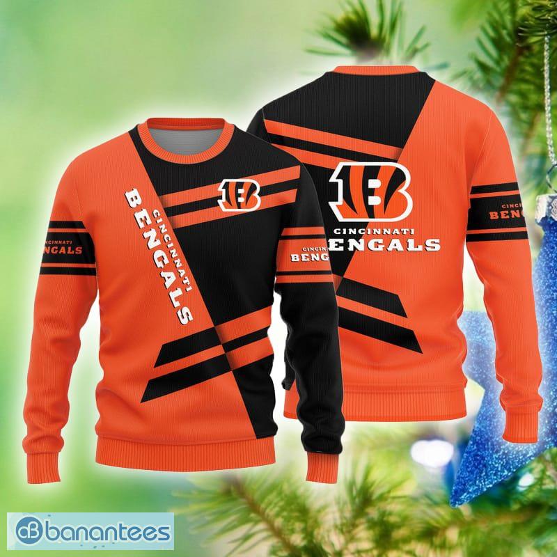 Cincinnati Bengals Basic Pattern Ugly Christmas Sweater - Cincinnati Bengals Basic Pattern Ugly Christmas Sweater Cincinnati Bengals Basic Pattern Ugly Christmas Sweater - Cincinnati Bengals Basic Pattern Ugly Christmas Sweater