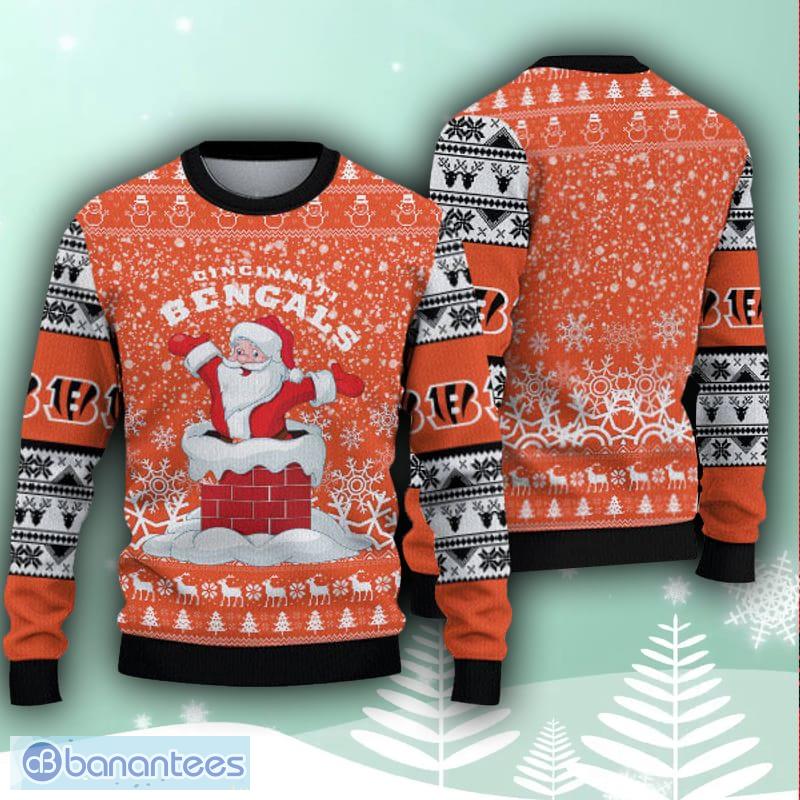 Cincinnati Bengals Christmas Santa Claus Pattern Ugly Sweater For Men Women - Cincinnati Bengals Christmas Santa Claus Pattern Ugly Sweater For Men Women Cincinnati Bengals Christmas Santa Claus Pattern Ugly Sweater For Men Women - Cincinnati Bengals Christmas Santa Claus Pattern Ugly Sweater For Men Women