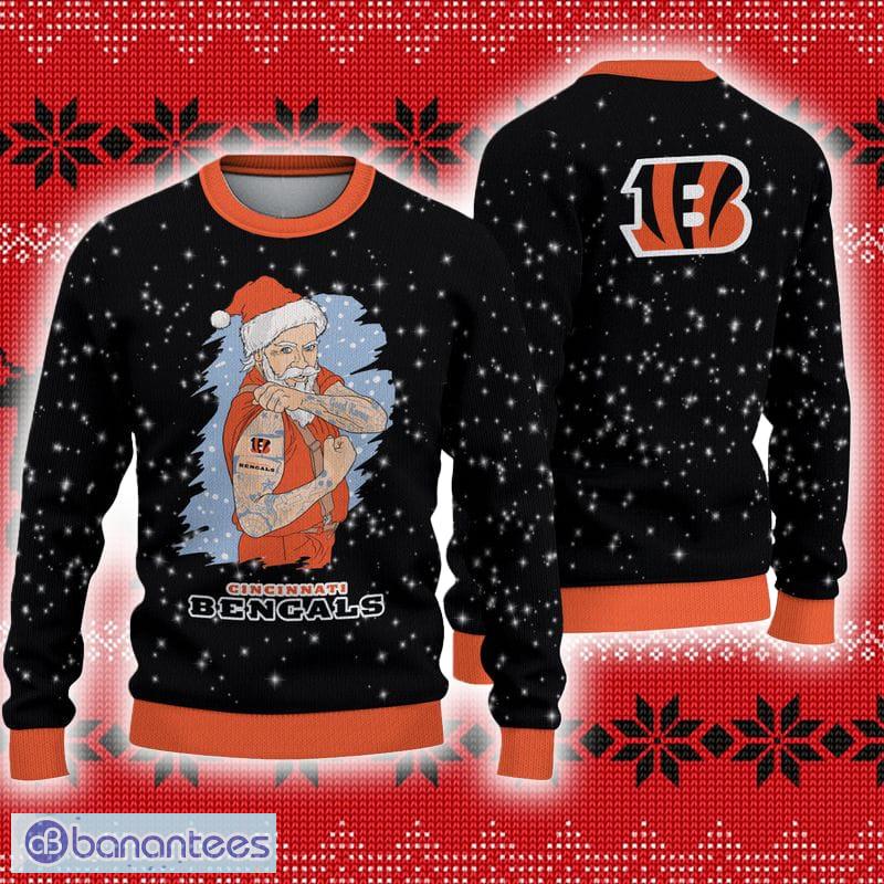 Cincinnati Bengals Christmas Santa Claus Tattoo Ugly Sweater For Men Women - Cincinnati Bengals Christmas Santa Claus Tattoo Ugly Sweater For Men Women Cincinnati Bengals Christmas Santa Claus Tattoo Ugly Sweater For Men Women - Cincinnati Bengals Christmas Santa Claus Tattoo Ugly Sweater For Men Women