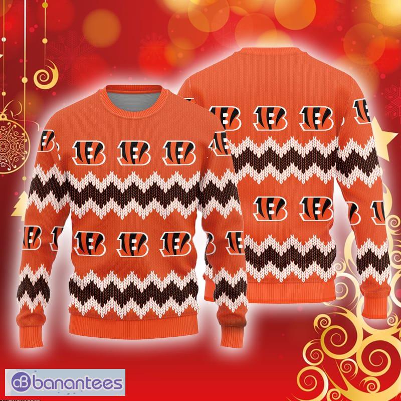 Cincinnati Bengals Logo Knitted Pattern Ugly Christmas Sweater - Cincinnati Bengals Logo Knitted Pattern Ugly Christmas Sweater Cincinnati Bengals Logo Knitted Pattern Ugly Christmas Sweater - Cincinnati Bengals Logo Knitted Pattern Ugly Christmas Sweater