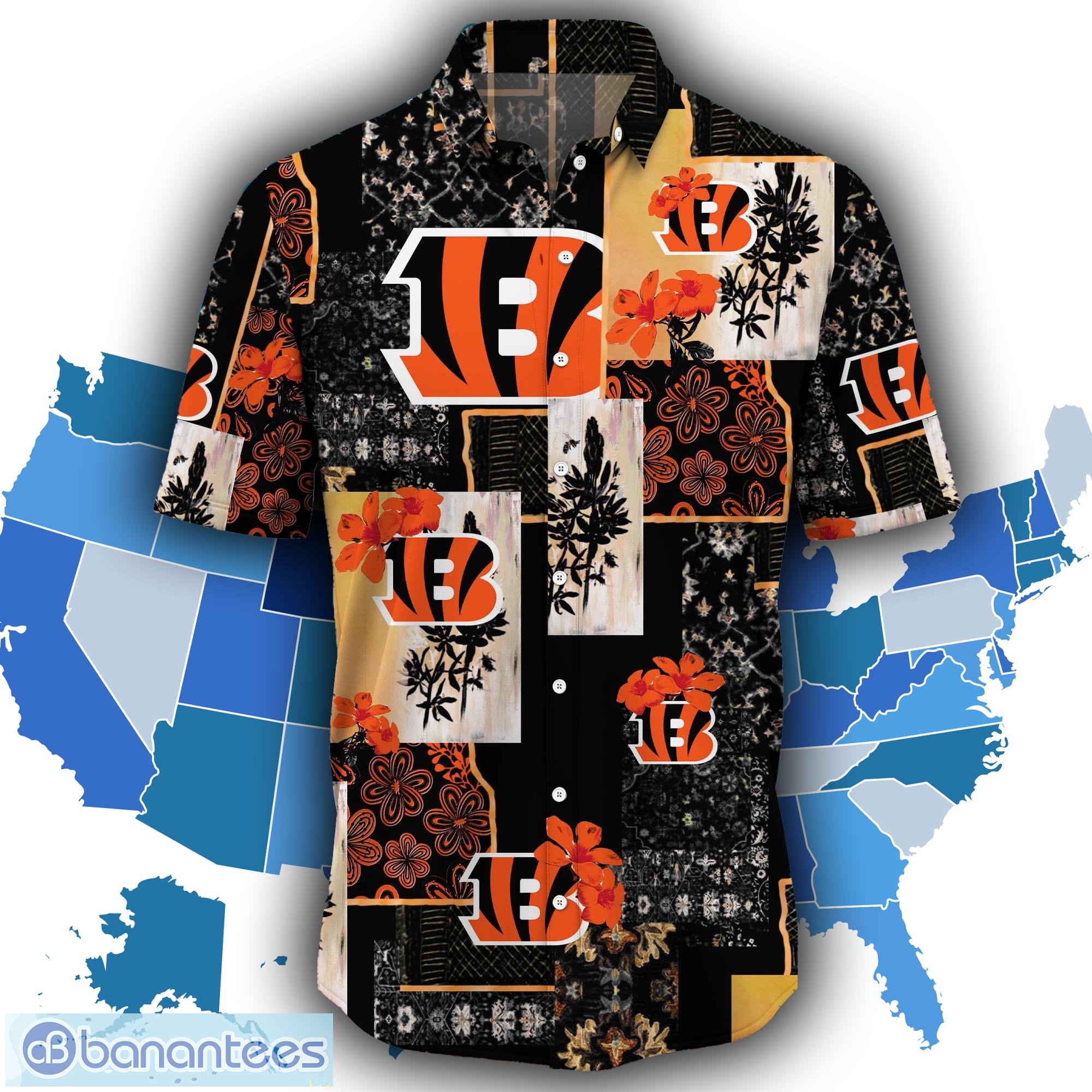 NFL Cincinnati Bengals Hawaiian Shirt Orange Green - Ingenious Gifts Your  Whole Family