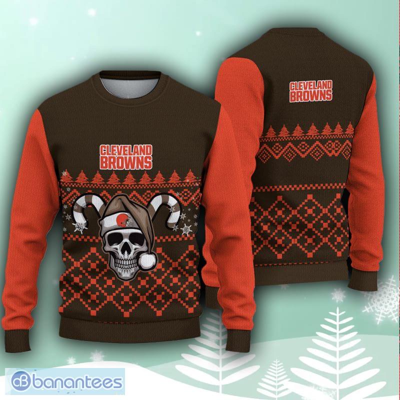 Cleveland Browns Dab Santa Ugly Christmas Sweater - Banantees