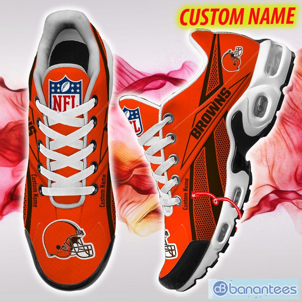 Cleveland Browns NFL Team Premium Sneakers Custom Name Air Cushion