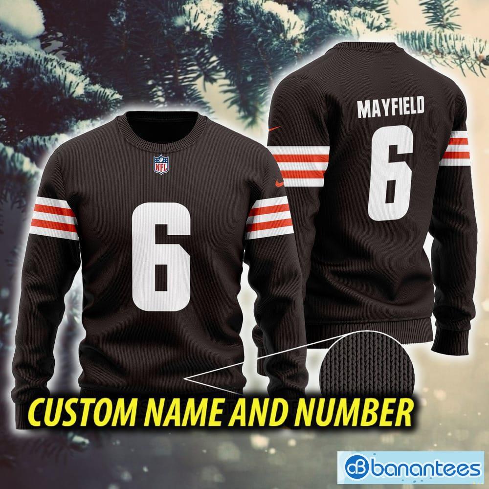 NFL Cleveland Browns Custom Christmas Knitted Sweater For Men And