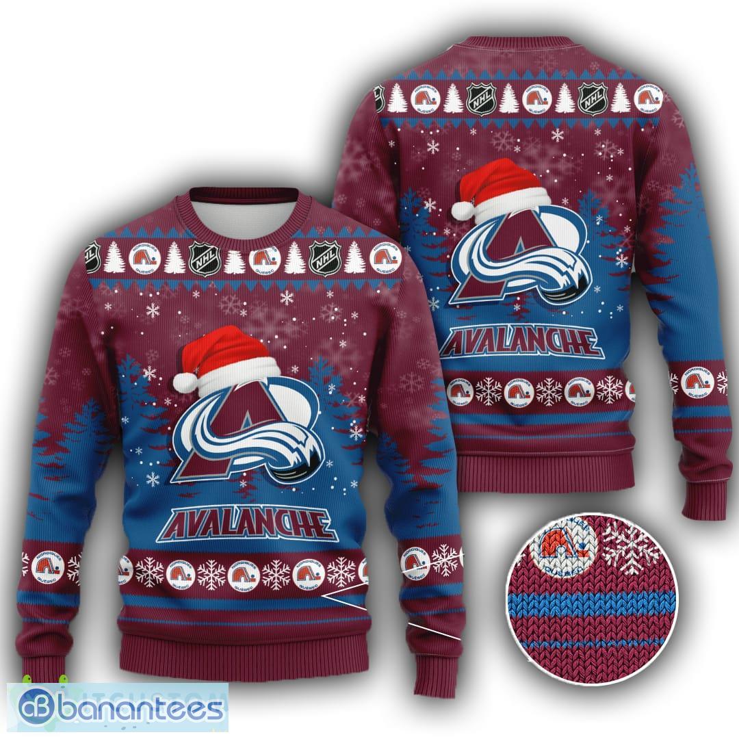 Colorado Avalanche Personalized White Ugly Christmas Sweater - Banantees