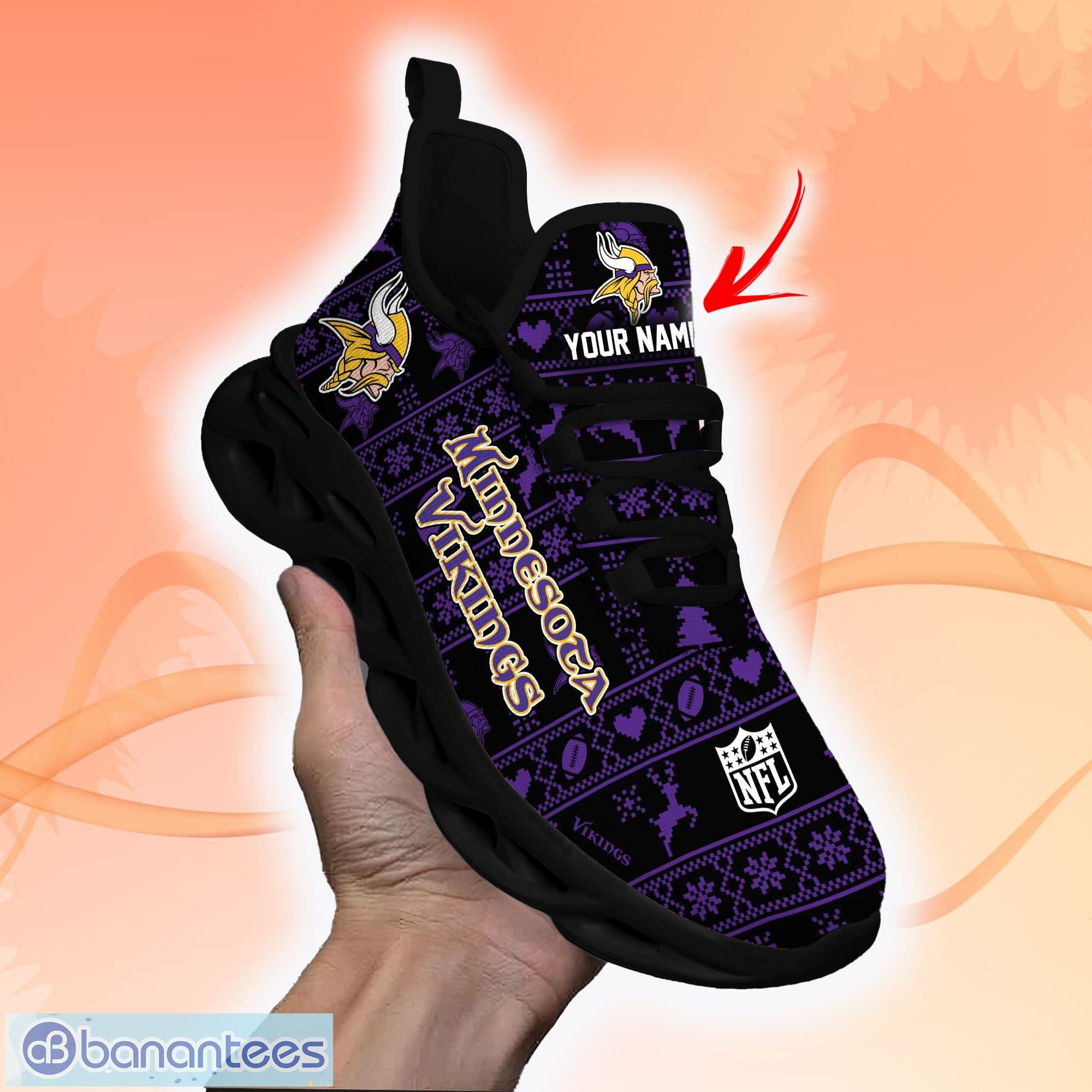 Minnesota Vikings Design Max Soul Shoes For Men And Women - Banantees