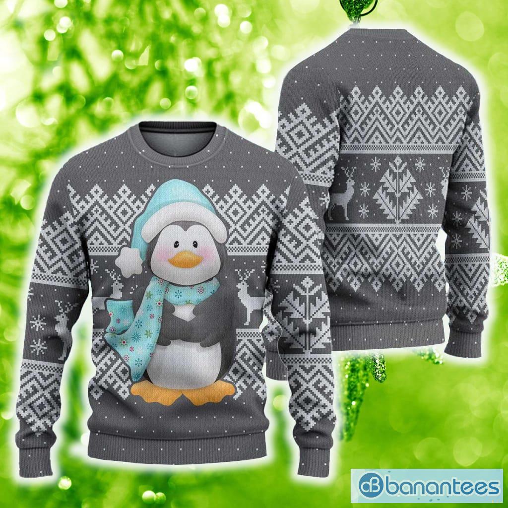 Cute Penguin Christmas Gift Ugly Christmas Sweater