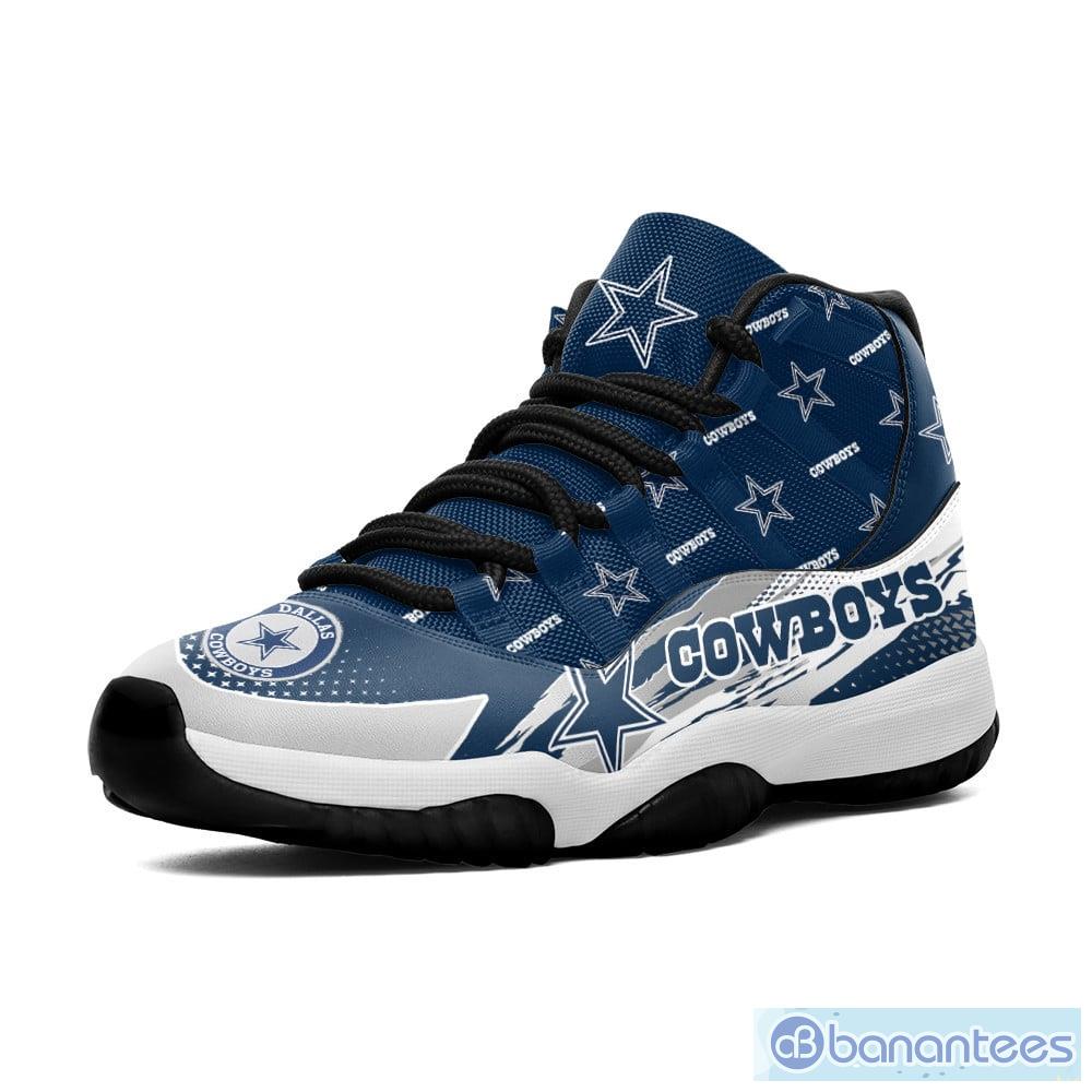 dallas cowboys air jordan 11 accentuate men and women gift for sports fans 1 image Dallas Cowboys Air Jordan 11 Accentuate Men And Women Gift For Sports Fans - Dallas Cowboys Air Jordan 11 Sports Photo 2