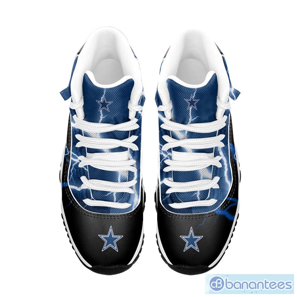dallas cowboys air jordan 11 effortless men and women gift for sports fans 2 image Dallas Cowboys Air Jordan 11 Effortless Men And Women Gift For Sports Fans - Dallas Cowboys Air Jordan 11 Sports Photo 3