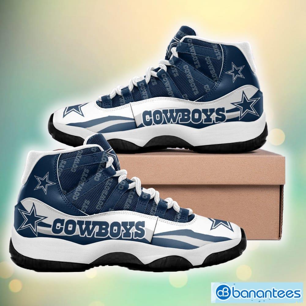 Dallas Cowboys Men's Big Logo High Top Canvas Shoes