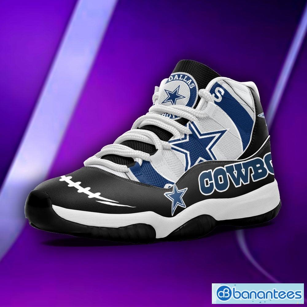 Dallas Cowboys Big Logo NFL Personalized Name Air Jordan 11 Sneaker Best  Gift For Fans