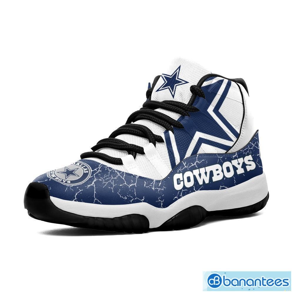 dallas cowboys air jordan 11 streetstyle men and women gift for sports fans 1 image Dallas Cowboys Air Jordan 11 Streetstyle Men And Women Gift For Sports Fans - Dallas Cowboys Air Jordan 11 Sports Photo 2