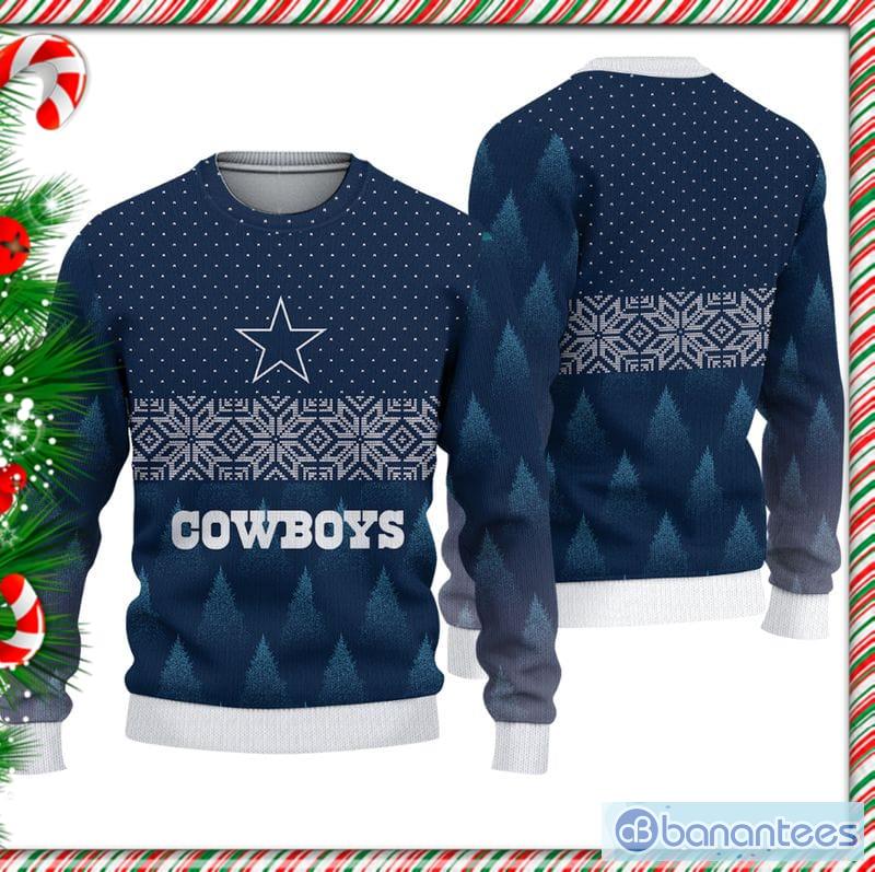 Dallas Cowboys Christmas Pattern Knitted Sweater Style 2 For Fans