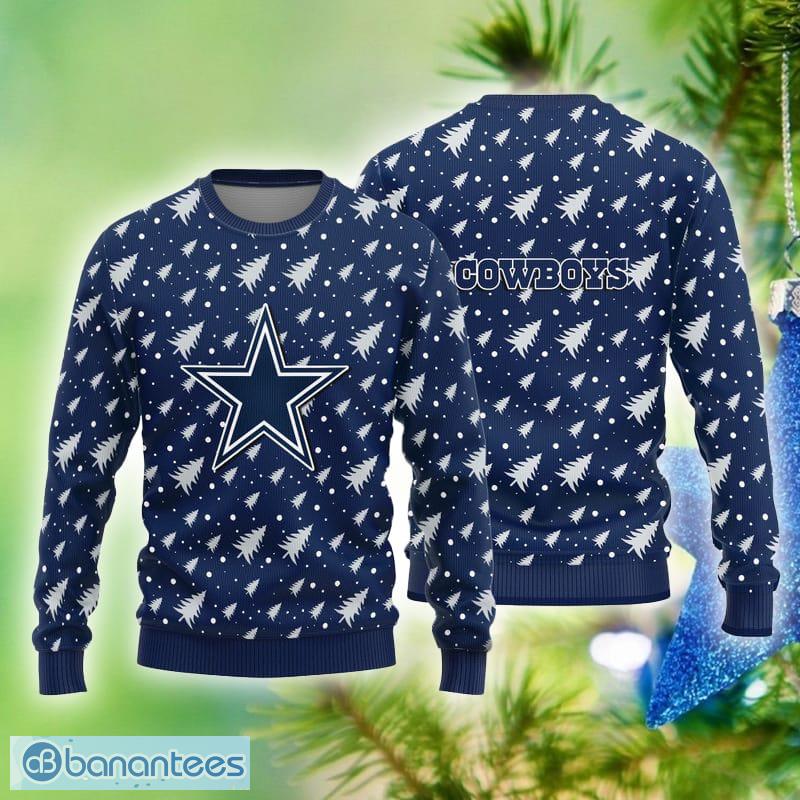 Dallas Cowboys Logo Knitted Pine Tree Patterns Pattern Ugly Christmas Sweater - Dallas Cowboys Logo Knitted Pine Tree Patterns Pattern Ugly Christmas Sweater Dallas Cowboys Logo Knitted Pine Tree Patterns Pattern Ugly Christmas Sweater - Dallas Cowboys Logo Knitted Pine Tree Patterns Pattern Ugly Christmas Sweater