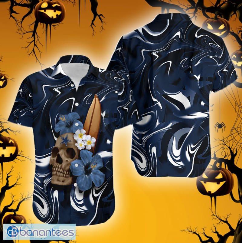 Dallas Cowboys womens dress custom skull and hawaiian - Dallas Cowboys Home