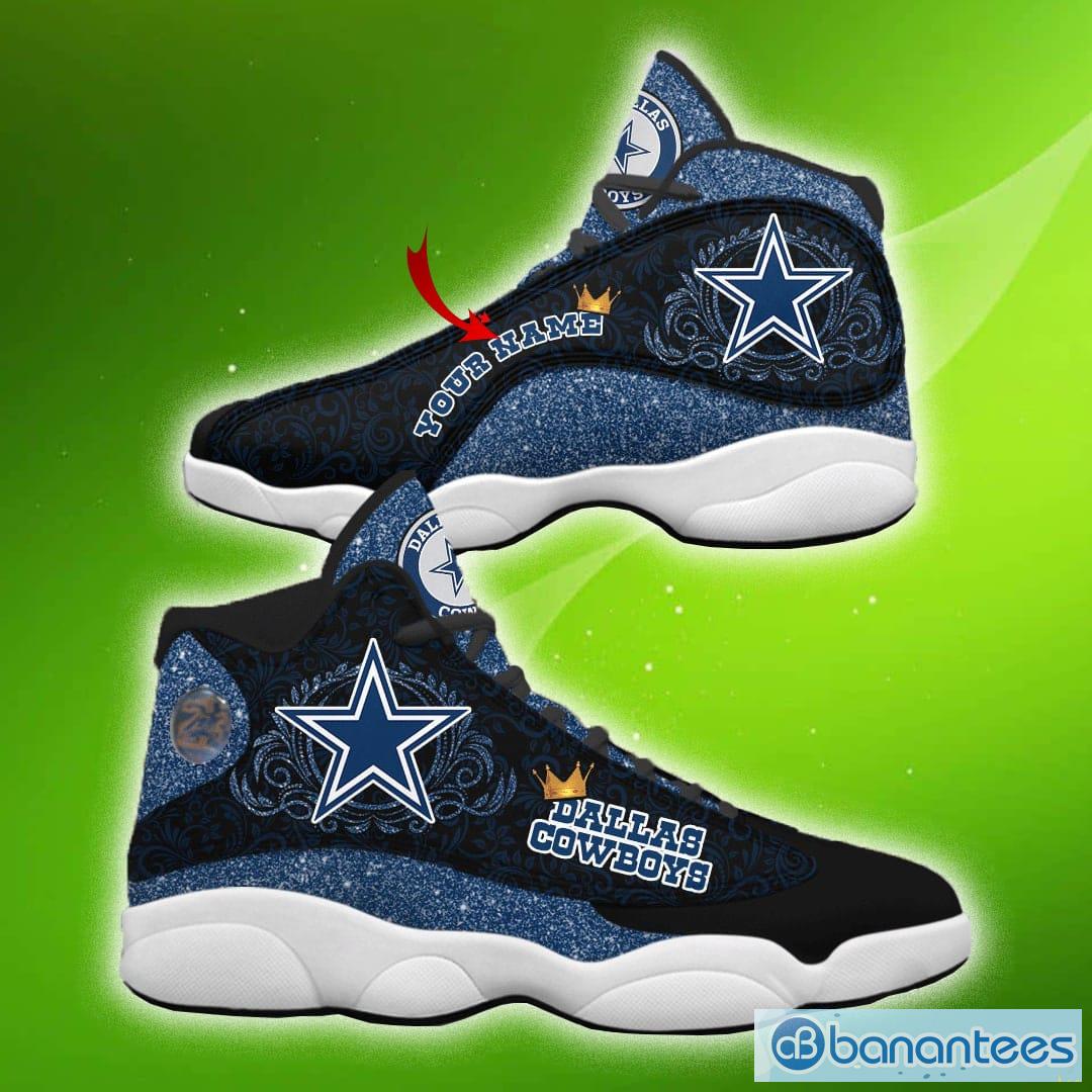 Dallas Cowboys Air Jordan 13 Shoes, Cowboys Limited Custom Shoes