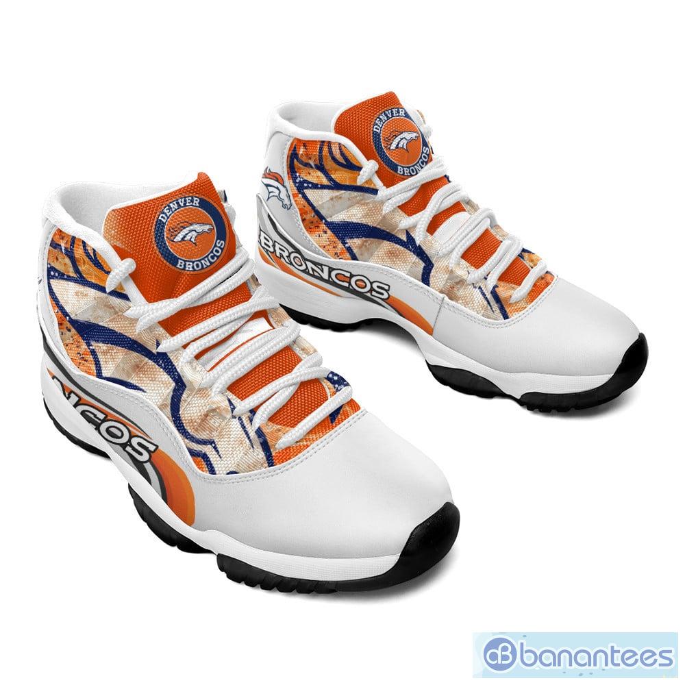 Denver Broncos NFL Air Jordan 11 Sneakers Shoes Gift For Fans