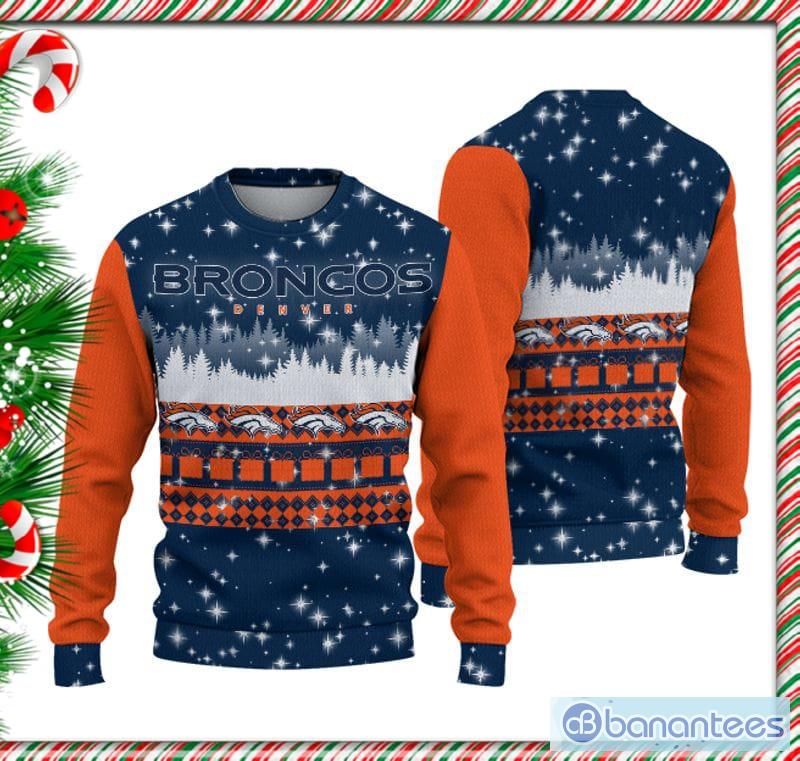 Denver Broncos Christmas Santa Claus Ugly Sweater For Men Women