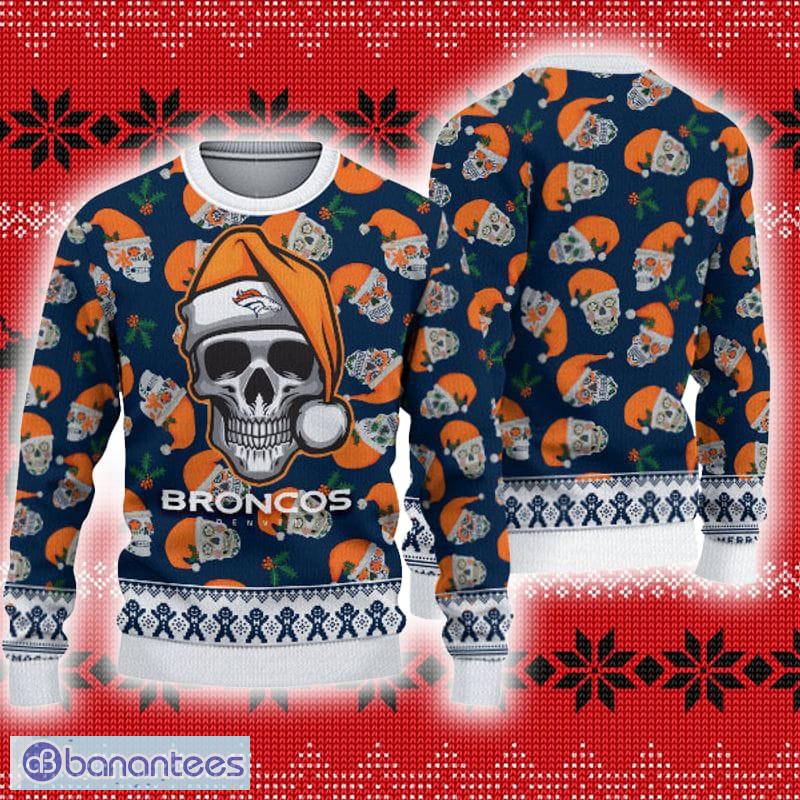 Denver Broncos Christmas Skull All Over Print Snowshoe Knitted Sweater Gift For Chirstmas - Denver Broncos Christmas Skull All Over Print Snowshoe Knitted Sweater Gift For Chirstmas Denver Broncos Christmas Skull All Over Print Snowshoe Knitted Sweater Gift For Chirstmas - Denver Broncos Christmas Skull All Over Print Snowshoe Knitted Sweater Gift For Chirstmas