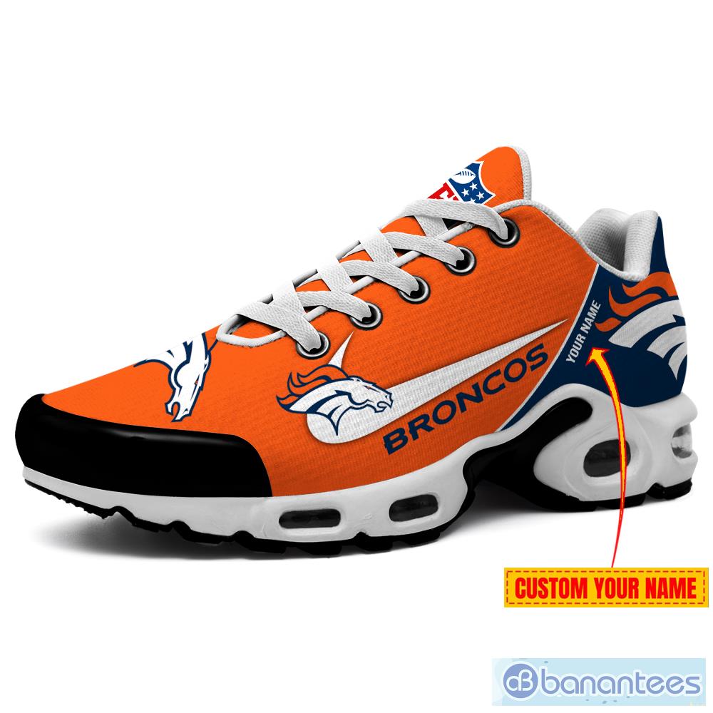 Denver Broncos NFL Team Premium Sneakers Custom Name Air Cushion