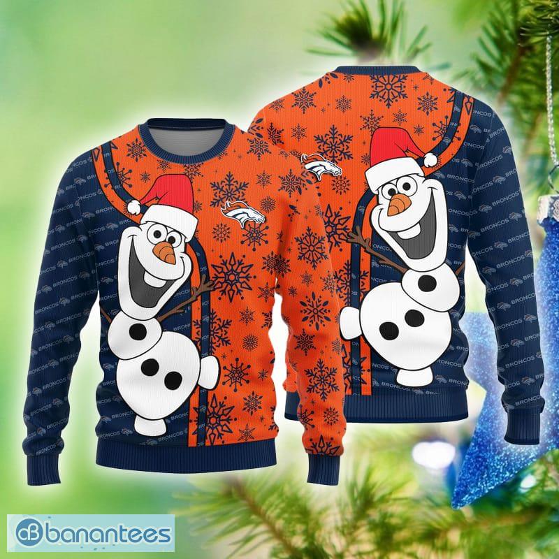 Denver Broncos Olaf Logo Knitted Funny Ugly Christmas Sweater - Denver Broncos Olaf Logo Knitted Funny Ugly Christmas Sweater Denver Broncos Olaf Logo Knitted Funny Ugly Christmas Sweater - Denver Broncos Olaf Logo Knitted Funny Ugly Christmas Sweater