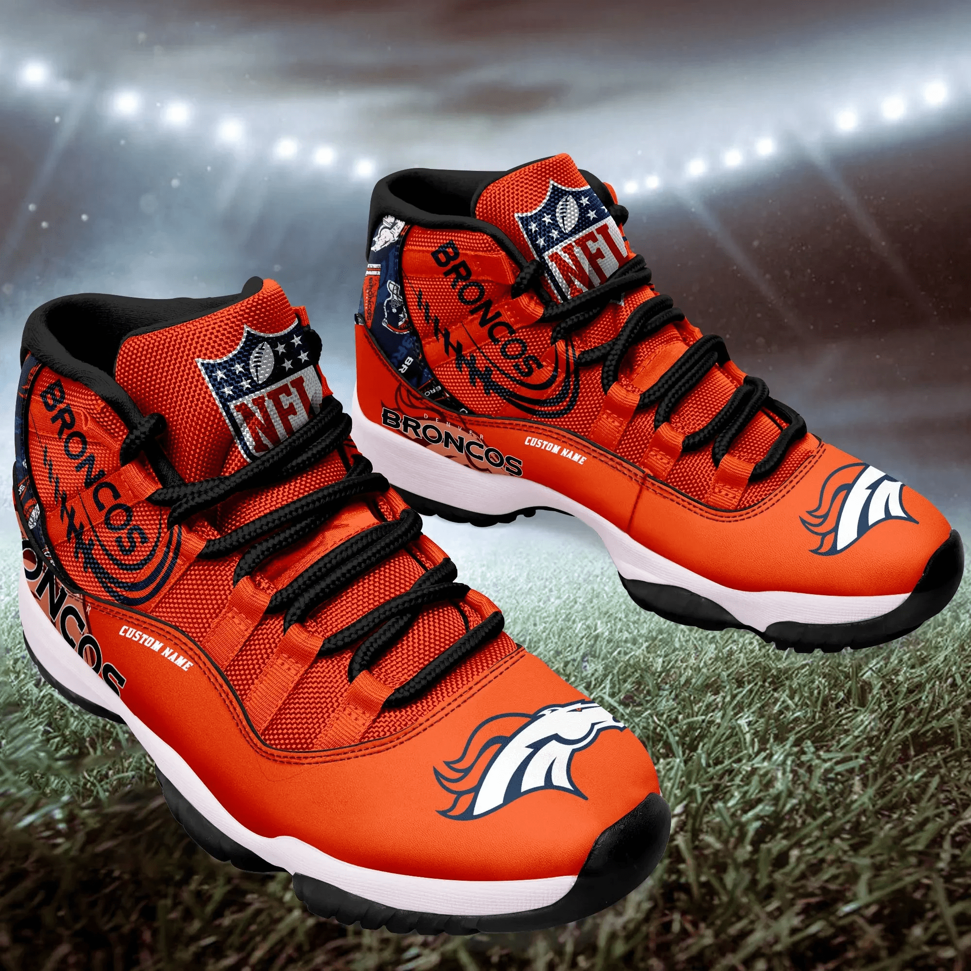 denver broncos personalized air jordan 11 complement men and women gift for sports fans 1 image Denver Broncos Personalized Air Jordan 11 Complement Men And Women Gift For Sports Fans - Denver Broncos Personalized Air Jordan 11 Sports Photo 2