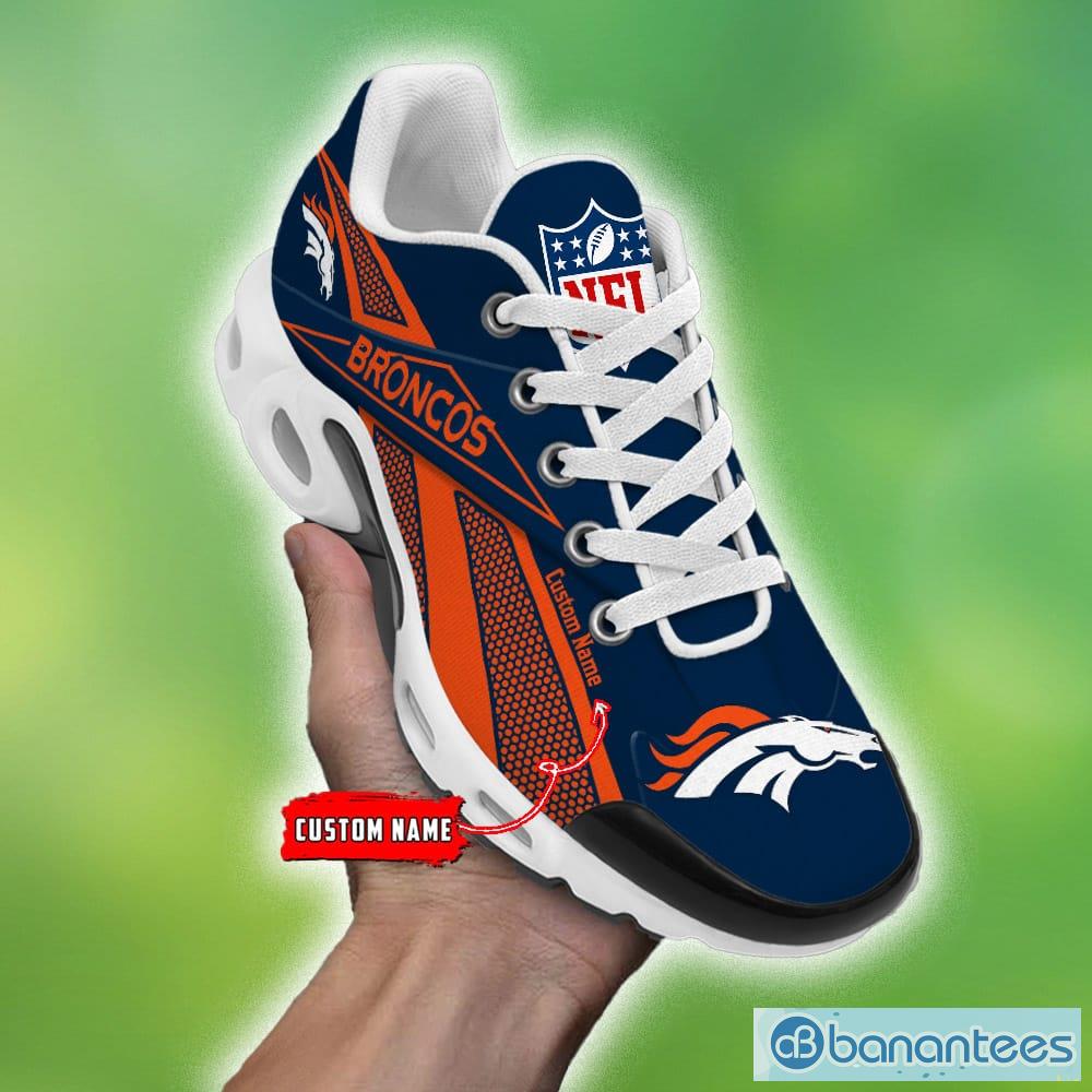 Denver Broncos NFL Men And Women Low Top Big Logo Canvas Shoes For