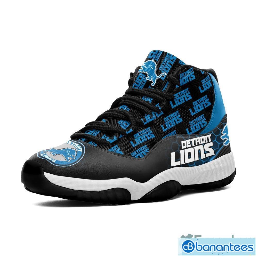 Detroit Lions Sport Team Air Jordan Hightop Shoes