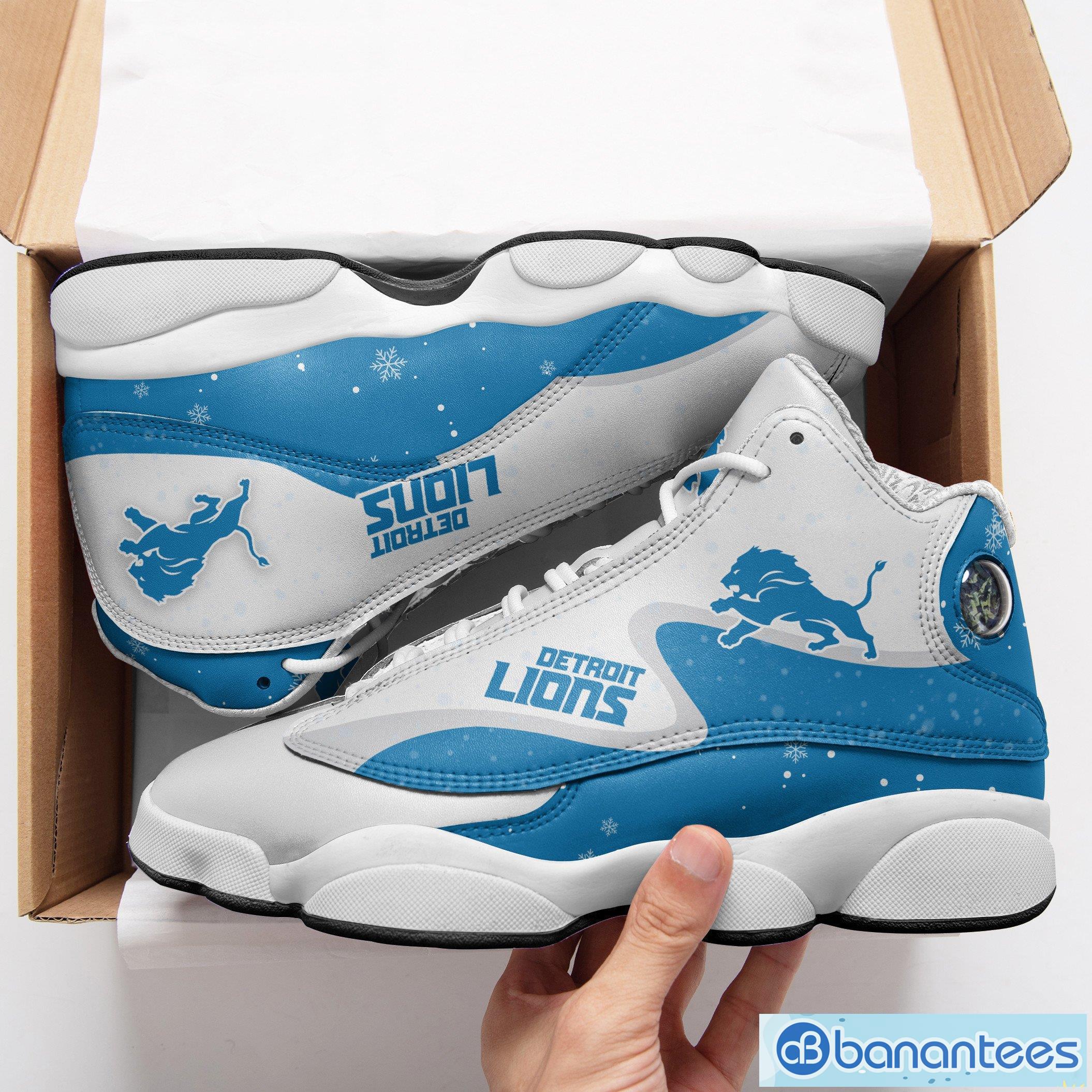 Detroit Lions Air Jordan 13 Shoes For Fans