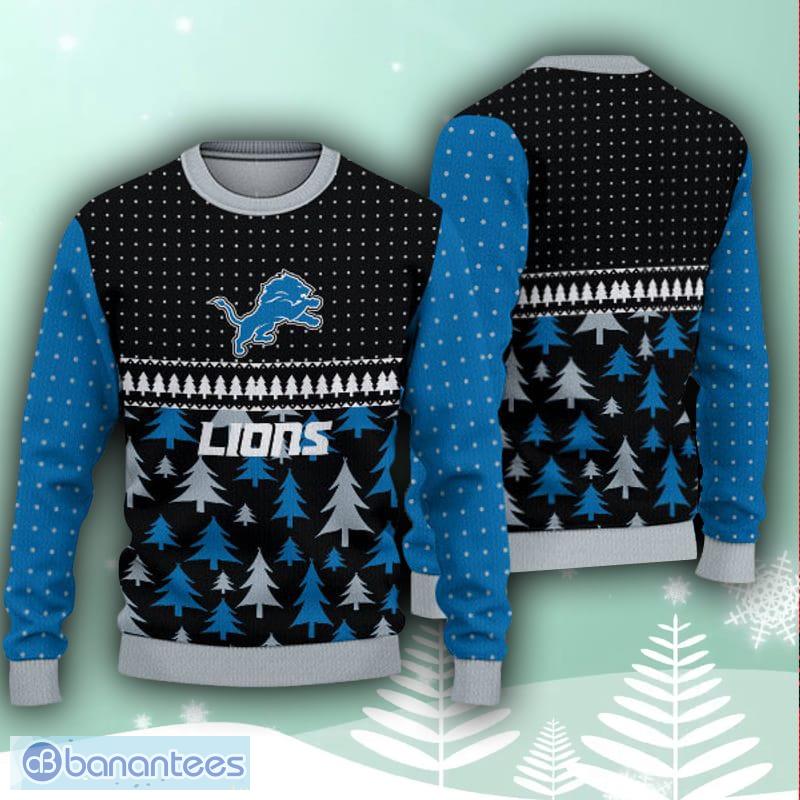 Detroit Lions Christmas Pattern AOP Snowplow Ugly Sweater Gifr For Fans - Detroit Lions Christmas Pattern AOP Snowplow Ugly Sweater Gifr For Fans Detroit Lions Christmas Pattern AOP Snowplow Ugly Sweater Gifr For Fans - Detroit Lions Christmas Pattern AOP Snowplow Ugly Sweater Gifr For Fans
