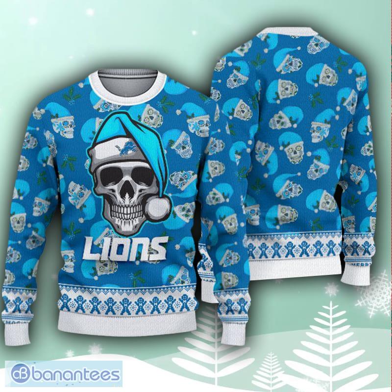 Detroit Lions Christmas Grinch Sweater For Fans - Banantees