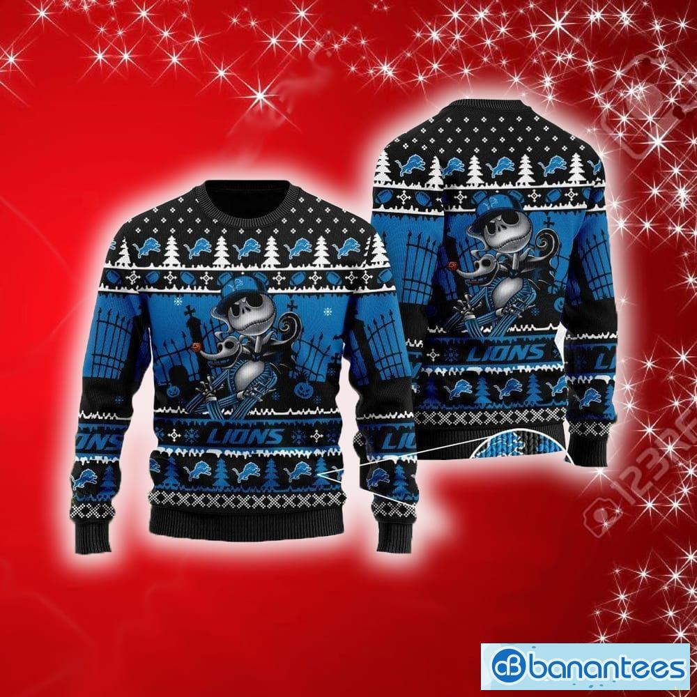 Detroit Lions Christmas Grinch Sweater For Fans - Banantees