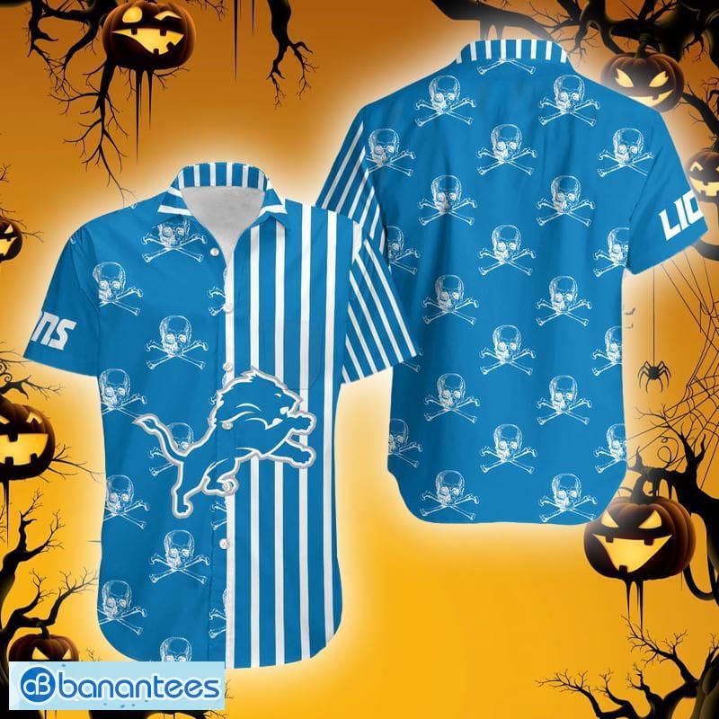 NFL Houston Texans Skull Leaf Halloween Fans Hawaiian Shirt Gift For Men  And Women - Banantees