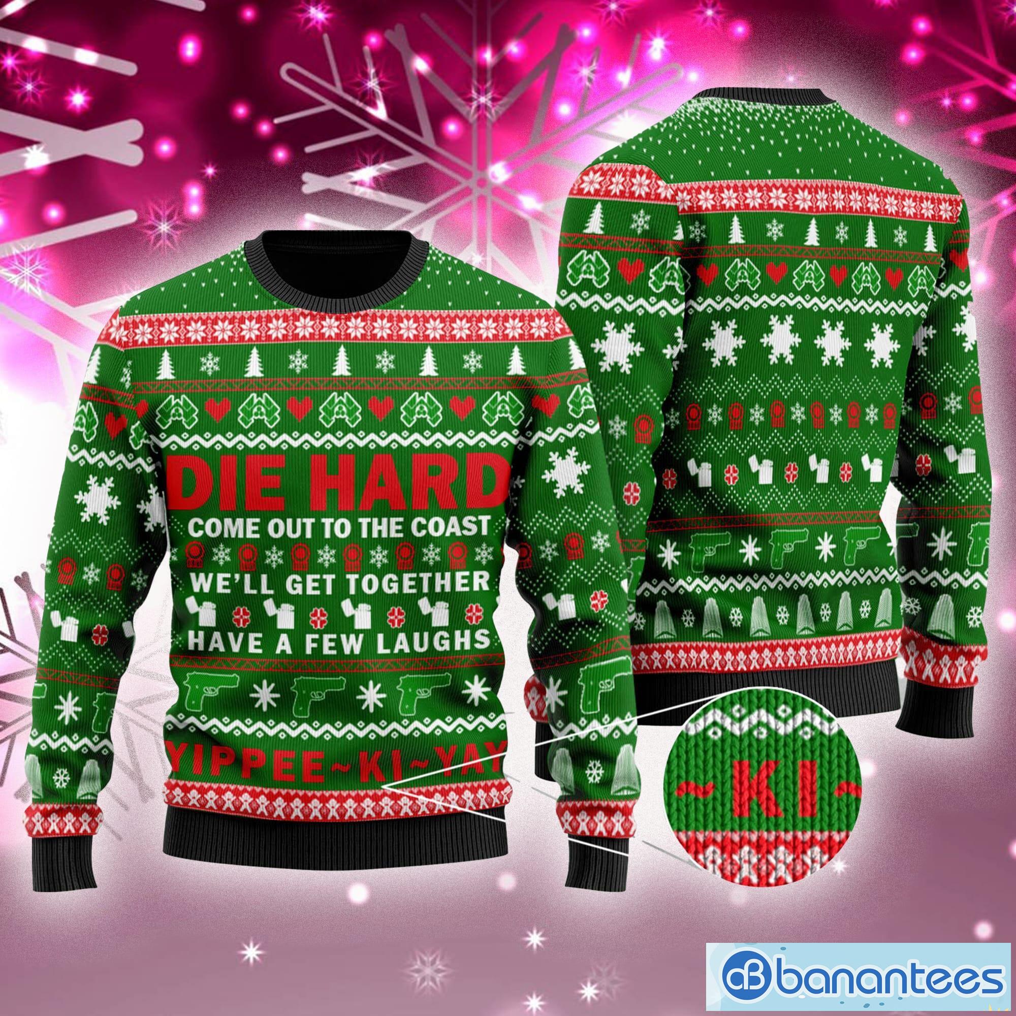 John mcclane store christmas sweater