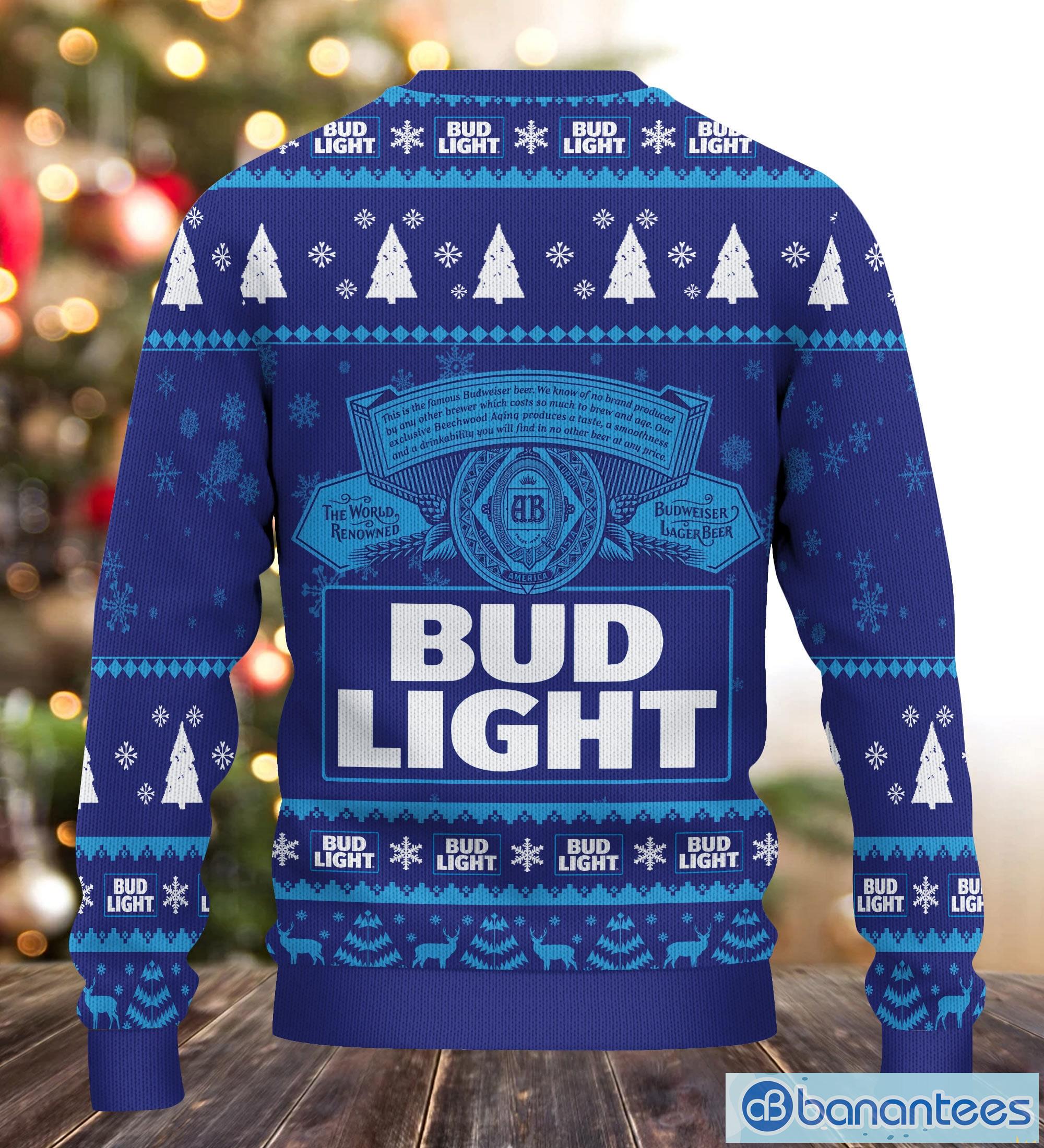 SALEOFF Baltimore Ravens Bud Light Beer Ugly Christmas Sweater