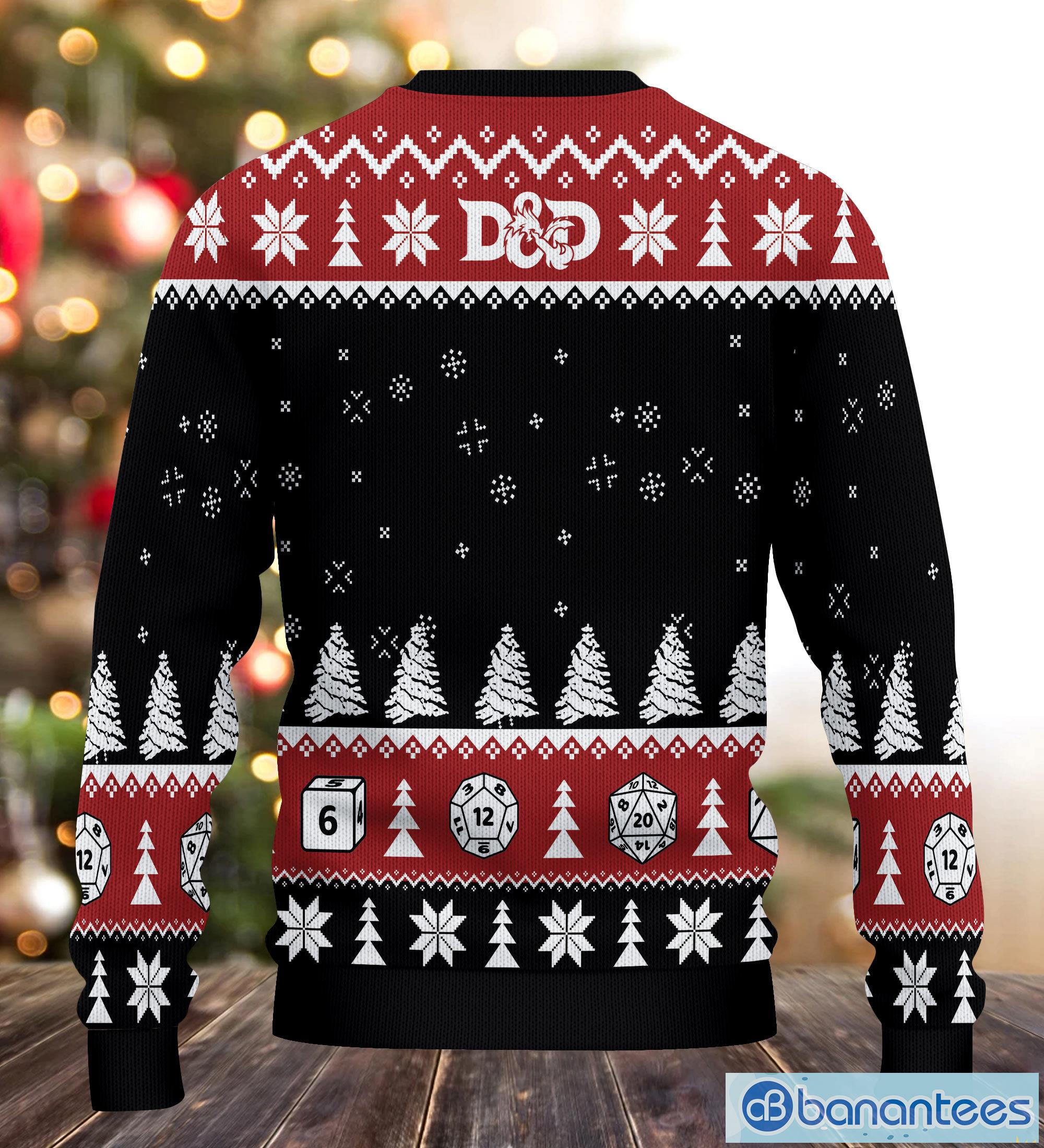 Dungeons & Dragons Cat Christmas Ugly Sweater Funny For Men And Women -  Banantees