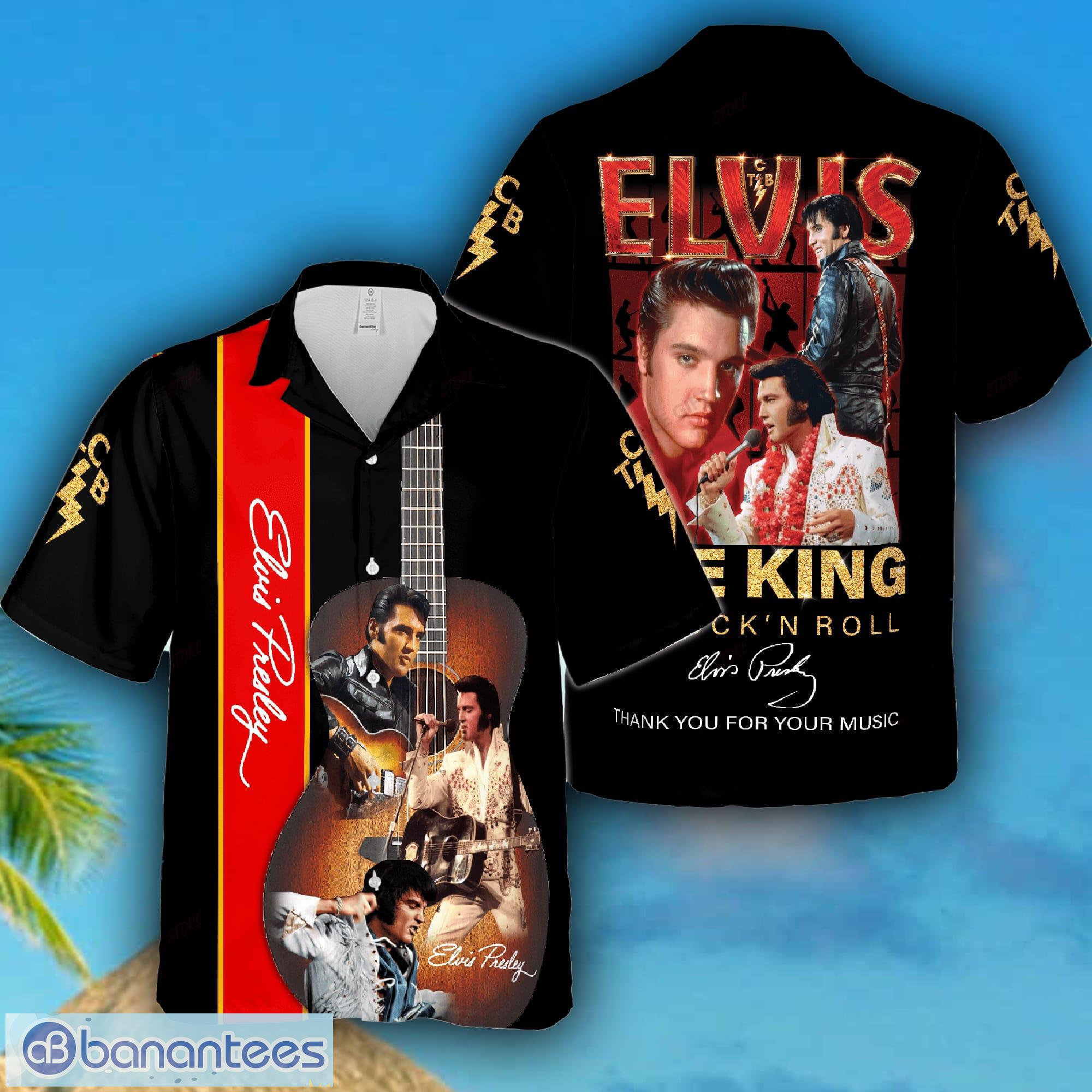 The King Elvis Presley Hawaiian Shirt Gift For Elvis Lovers