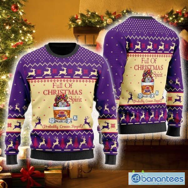 It's Time For Crown Royal 3D Ugly Christmas Sweater Men And Women