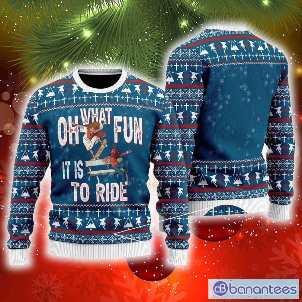 Custom Number And Name NFL York Giants 3D Ice-skating Ugly Christmas  Sweater White Gift For Fans - Freedomdesign