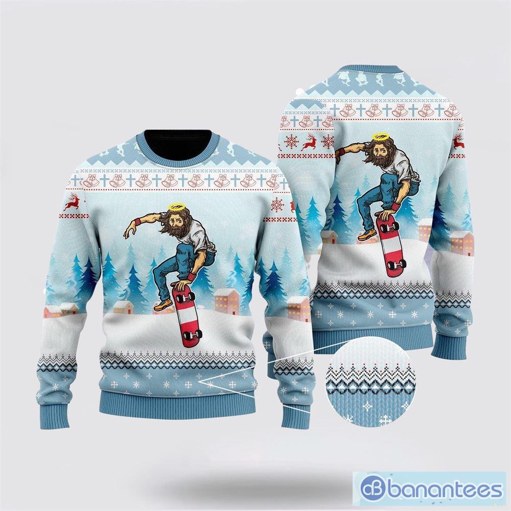 Custom Number And Name NFL York Giants 3D Ice-skating Ugly Christmas  Sweater White Gift For Fans - Freedomdesign