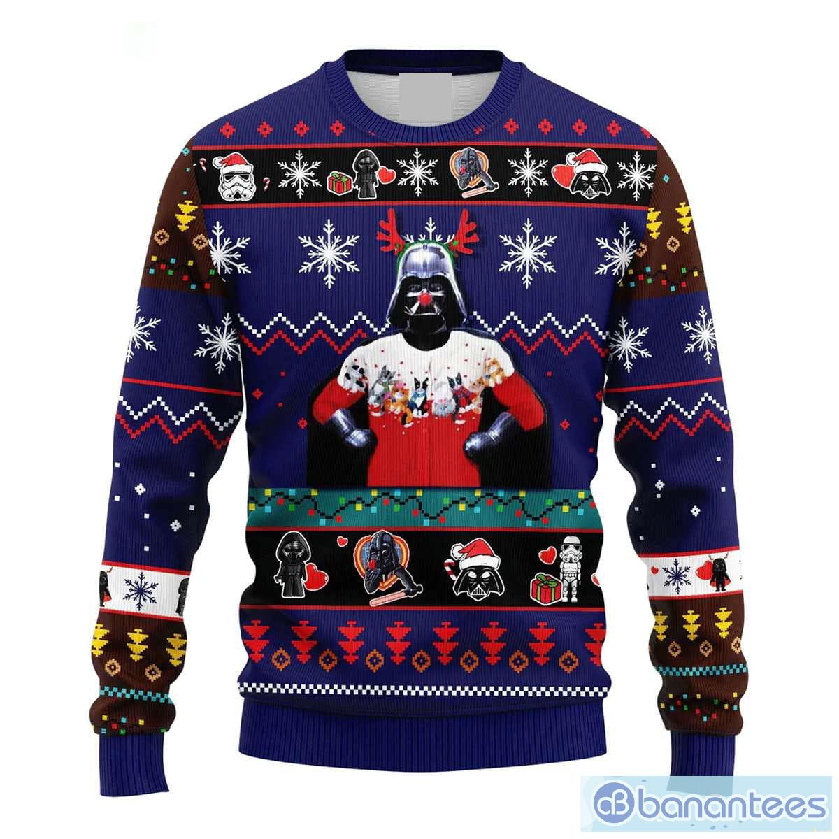 Ugly christmas sweater deals darth vader