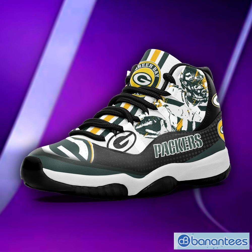 Green Bay Packers NFL Womens Midsole White Sneakers