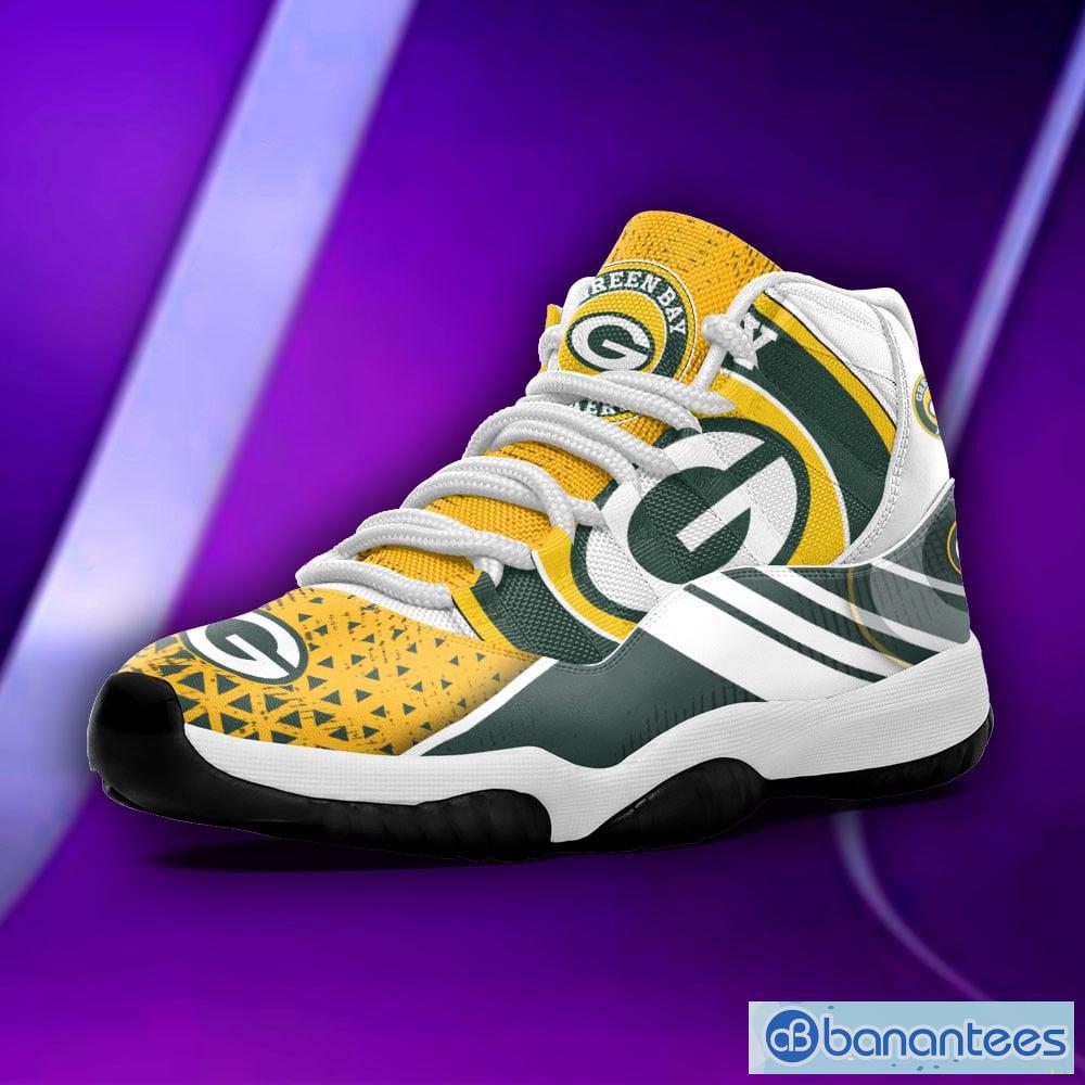 Green Bay Packers Personalized Air Jordan 11 Gift For Fans