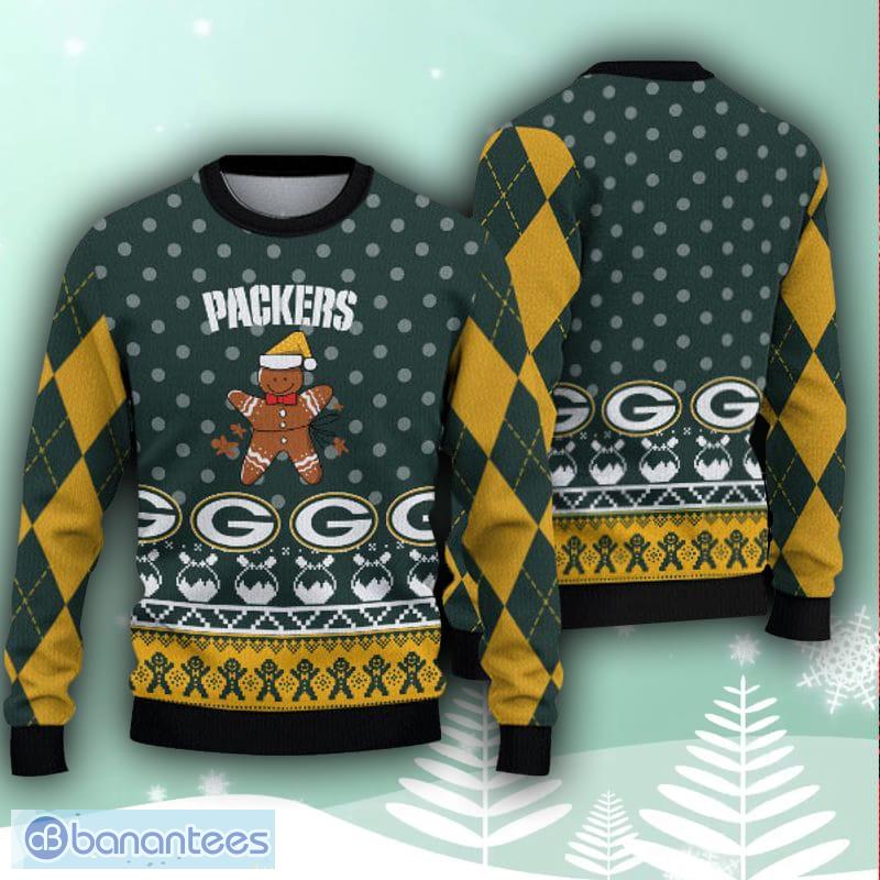 Green Bay Packers Christmas Gingerbread Man Ugly Sweater For Men Women - Green Bay Packers Christmas Gingerbread Man Ugly Sweater For Men Women Green Bay Packers Christmas Gingerbread Man Ugly Sweater For Men Women - Green Bay Packers Christmas Gingerbread Man Ugly Sweater For Men Women
