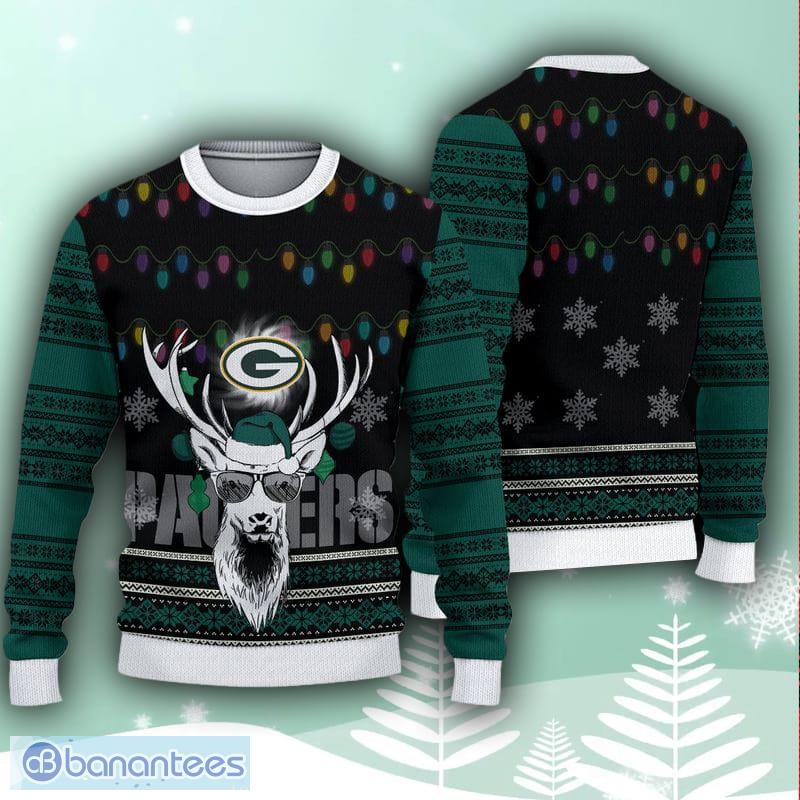 Green Bay Packers Ugly Christmas Sweater - Banantees