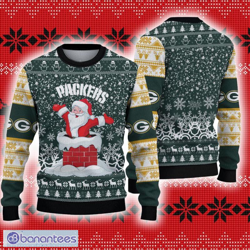 Green Bay Packers Christmas Sweater Gingerbread Man Ugly Christmas Sweater  Christmas Gift