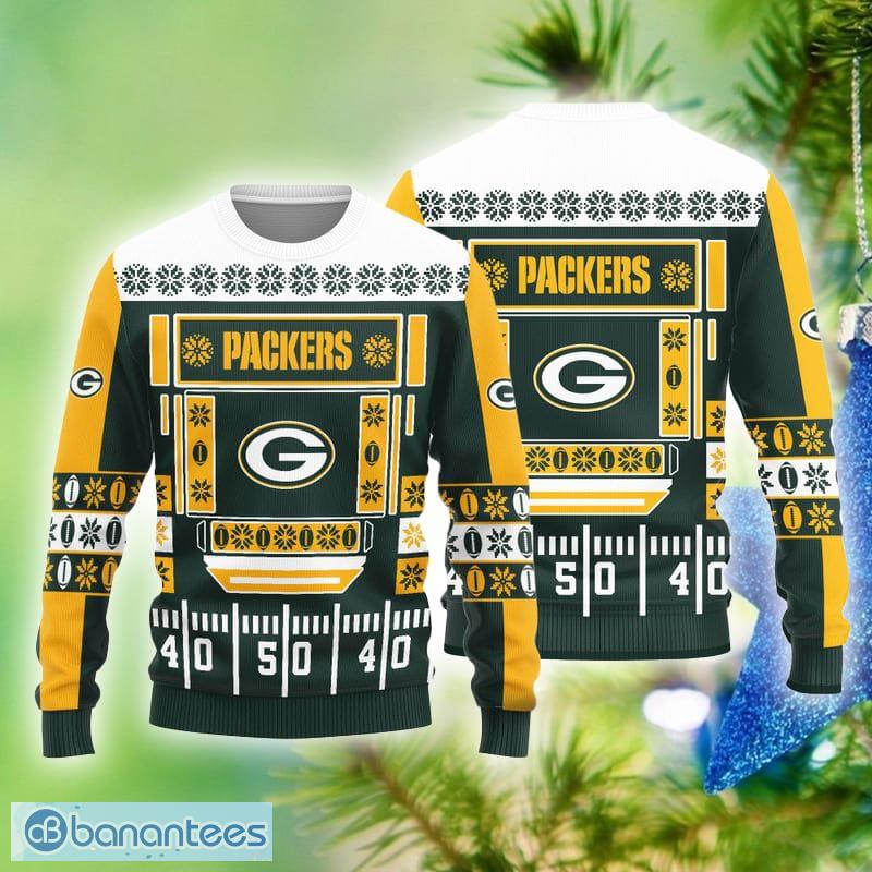 Green Bay Packers Ugly Christmas Sweater - Banantees