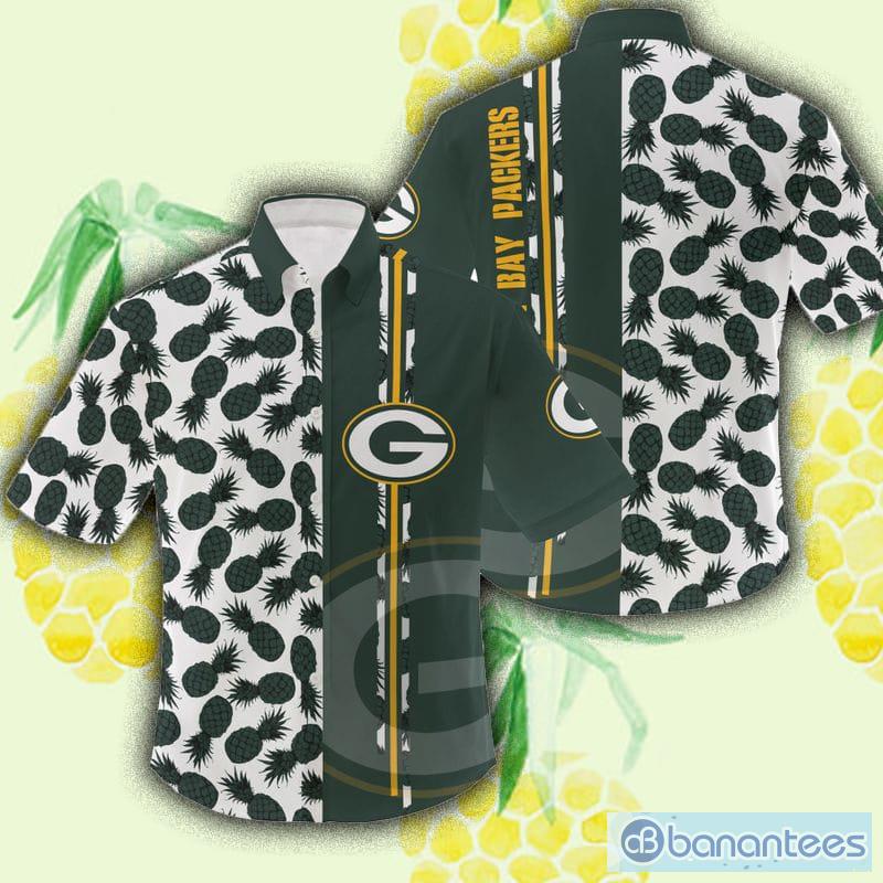 Green Bay Packers NFL Floral Summer Gift Hawaiian Shirt - Banantees