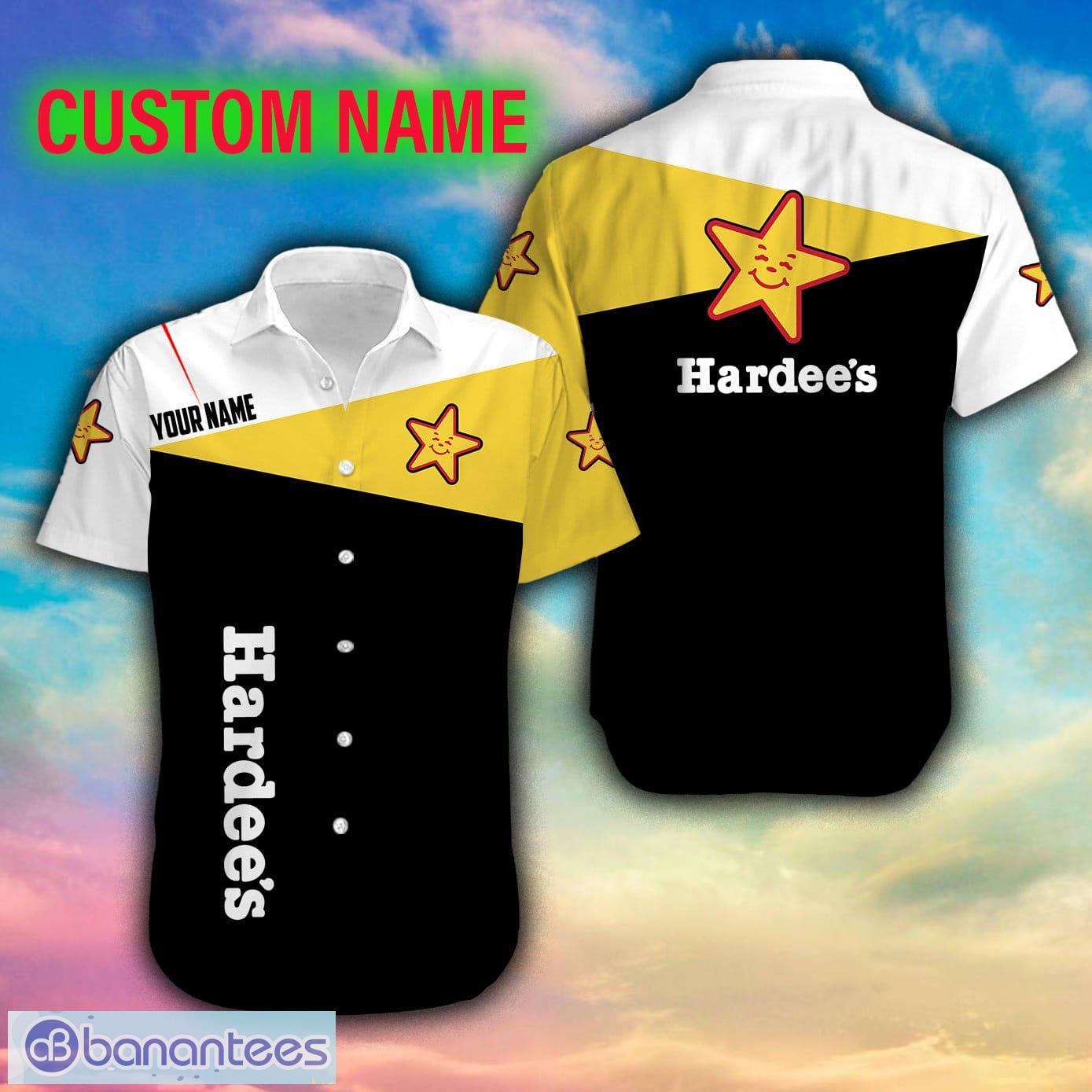 HARDEES Vintage Brand New 3D Hawaiian Shirt For Summer Custom Name - HARDEES Vintage Brand New 3D Hawaiian Shirt For Summer Custom Name